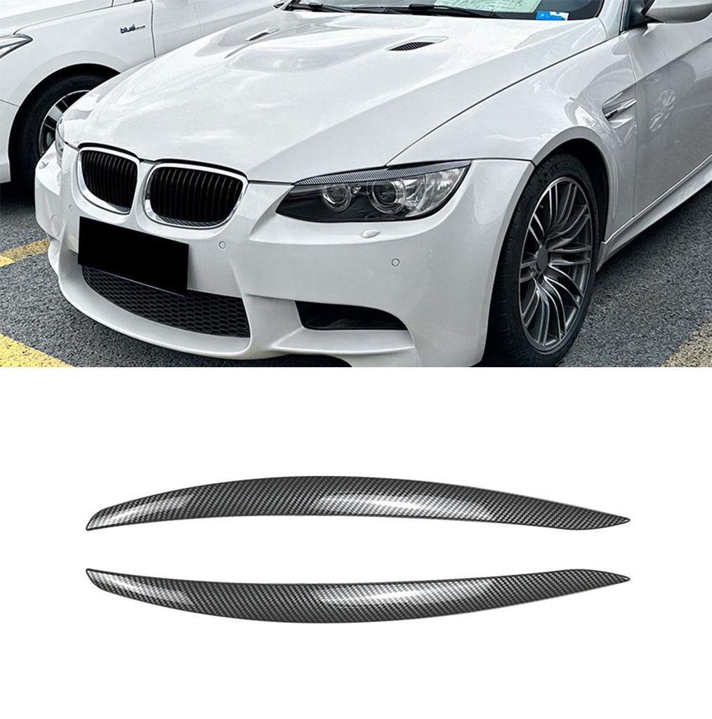 For BMW 3 Series E90 M3 E92 E93 Headlight Eyebrow Eyelid Trim Lamp Cover Sticker Car Accessories
