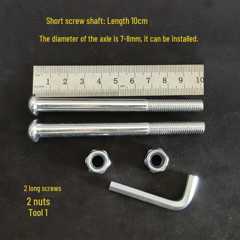 7.5mm Axle Iron Rod for Shopping Cart & Stair Climbing Cart with Two-Wheel Design