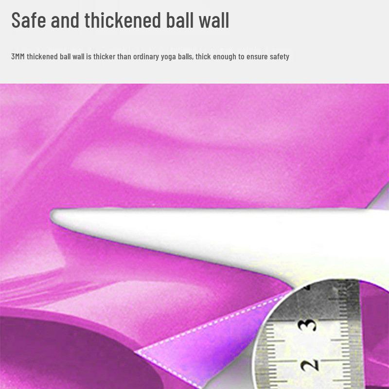 Explosion-Proof Inflatable Peanut Ball for Yoga, Fitness, and Rehabilitation
