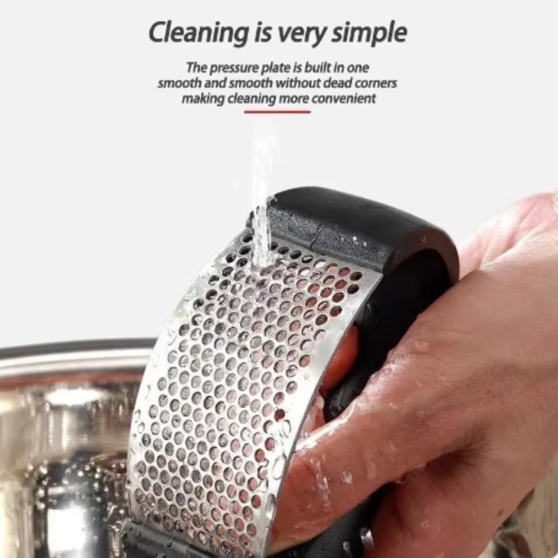 Stainless Steel Garlic Press Crusher Manual Garlic Mincer Chopping Garlic Tool  Garlic Crusher  Fruit Vegetable Tools Kitchen Accessories Gadget
