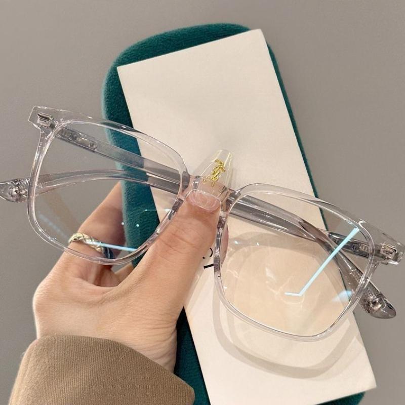 Transparente Kurzsichtigkeitsbrille Damen Herren Blaulichtfilter Quadratisch Minus Dioptrien Brillen Optische Brille Brille Lentes