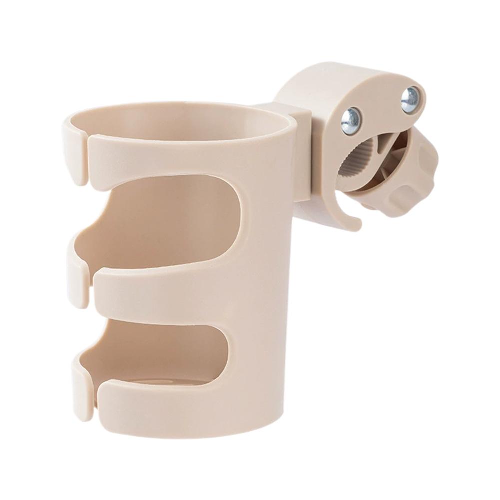 Adjustable Clamp‑on Cup Holder Universal Bike Stroller Water Bottle Holder Durable Plastic Drink Holder for Baby Stroller Bicycl