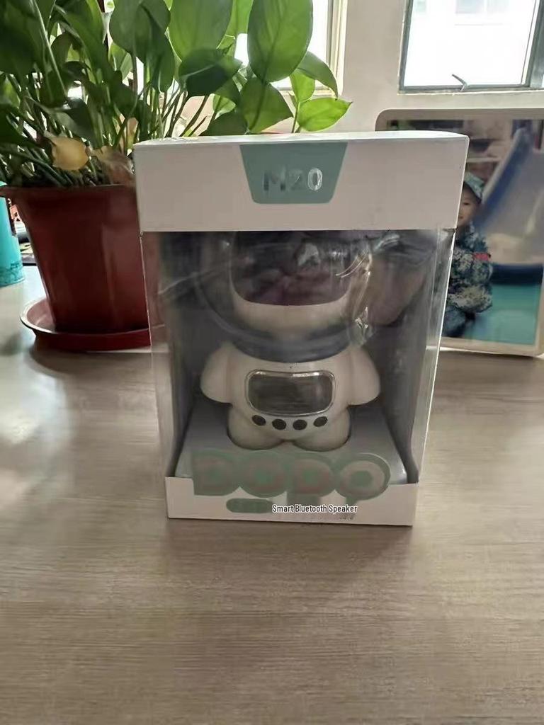 Astronaut AI Bluetooth Alarm Clock Speaker with Radio & TF Card Support
