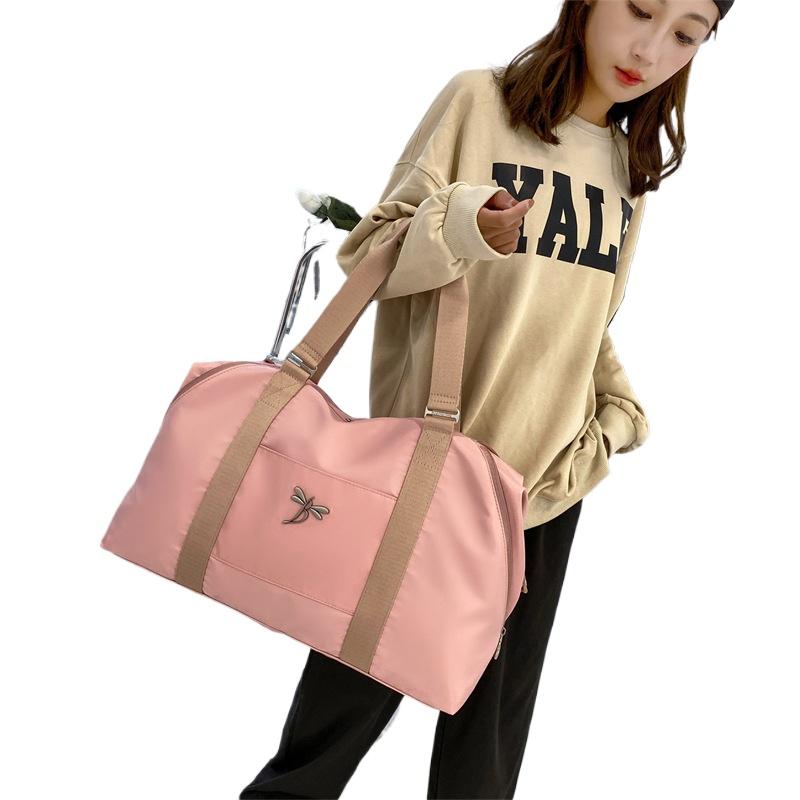 

Luggage, gym bag, leisure storage bag розовый