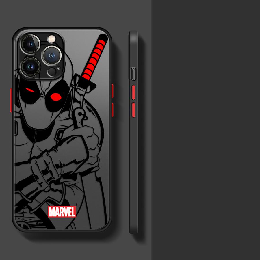 

Чохол для телефону Marvel Venom Deadpool з ТПУ для iPhone 11 16 Pro 16e 14 13 Pro 15 12 Mini XS 11 Pro Max XR iPhone 15 Pro Max