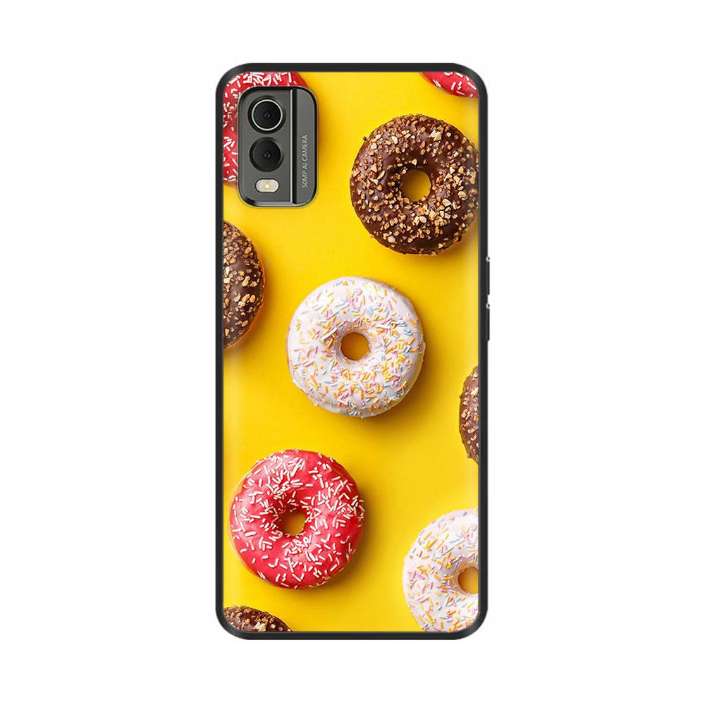 

Чохол для телефону Nokia C32 Case 2023 ТПУ Розфарбований М який силікон Чорний бампер Coque для Nokia C32 C 32 4G NokiaC32 Чохли Ударостійкий Nokia C32