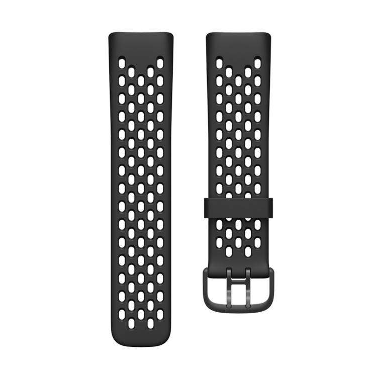 

For Fitbit Charge 5 Silicone Hole Watch Band For Fitbit Charge 5 чёрный