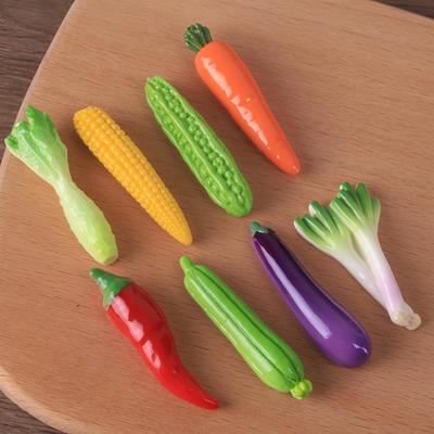 DIY Resin Vegetable Simulation Toys: Eggplant, Pepper, Accessories, Creative Magnets, Hair Clips, Blind Bags, Handmade Materials