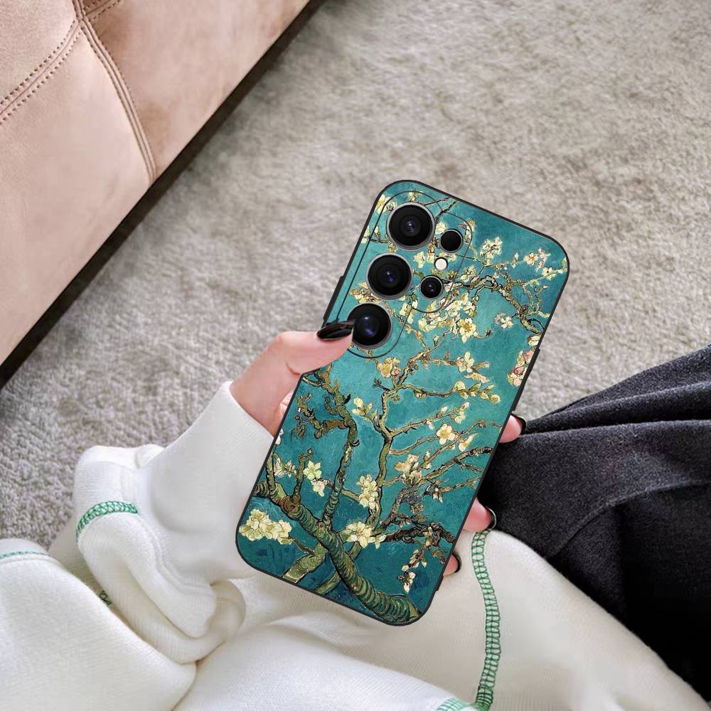 Art Vincent Van Gogh Phone Case For Samsung S 24 fe 25 Ultra plus 20 lite 21 30 22 23 24 22 Ultra 5G Fundas