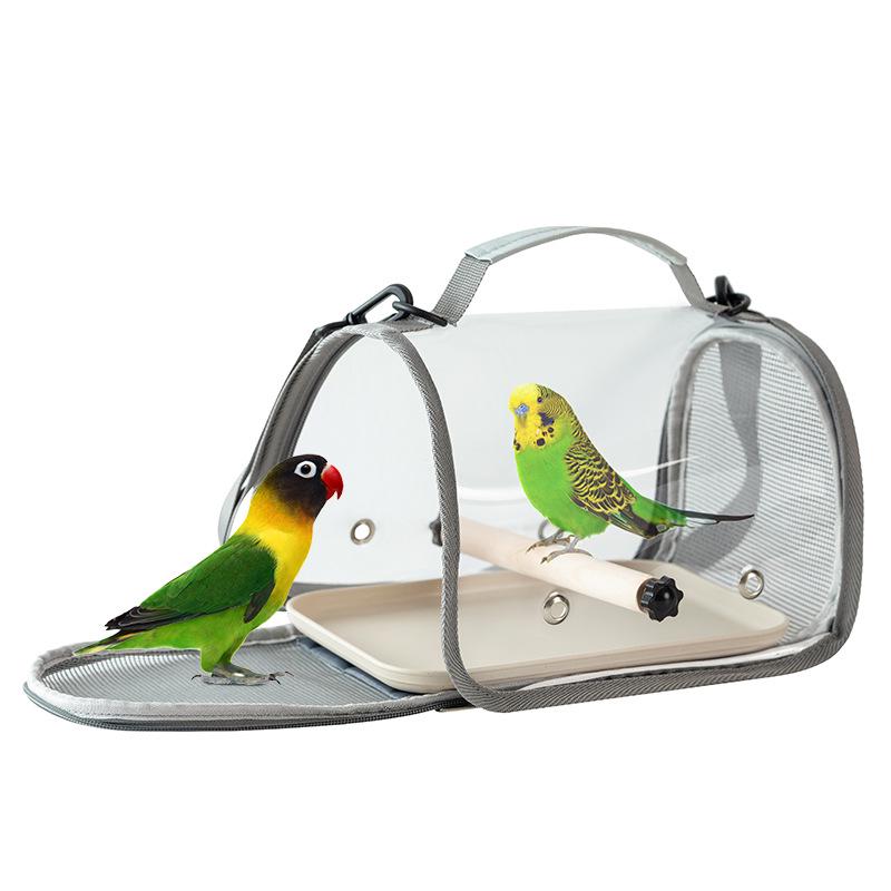 Portable Pet Carrier: Ideal for Small Birds, Pigeons, Lizards, Hamsters, and Cockatiels
