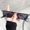 Vintage Slender Square Sunglasses For Men Women Retro Small Metal Frame Candy Colors Vintage Rectangle Glasses