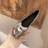 Sapatilhas Mary Jane Femininas de Pele com Solado Macio e Dedos Separados - Sapatos Baixos de Couro Confortáveis