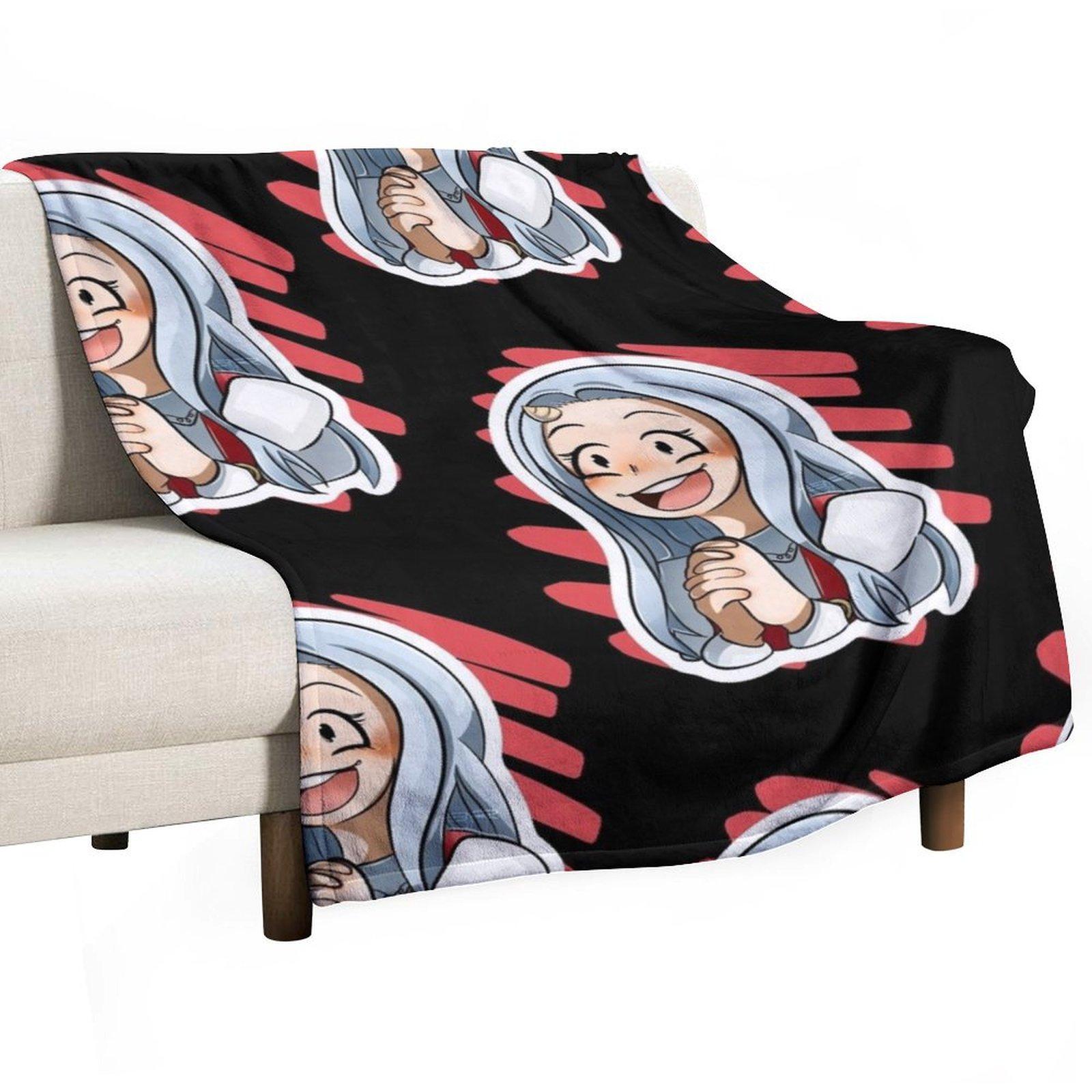 Eri -happy- Throw Blanket Beach Blankets For Baby Polar Flannel Blankets 30x40in