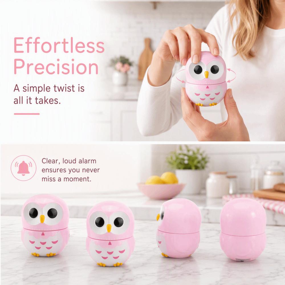 Durable ABS Kitchen Timer Blue Pink Loud Alarm Mechanical Timer Rotating Mechanism Portable Design Cooking Timer Home Cooking