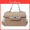 Crossbody Fashion Shoulder Bag With Solid Color Design And Silver Buckle