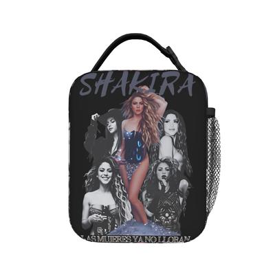 American Retro Shakira Lunch Bag For Adult Designer Lunch Box Travel Cooler Bag Portable Zipper Waterproof Thermal Lunch Bags