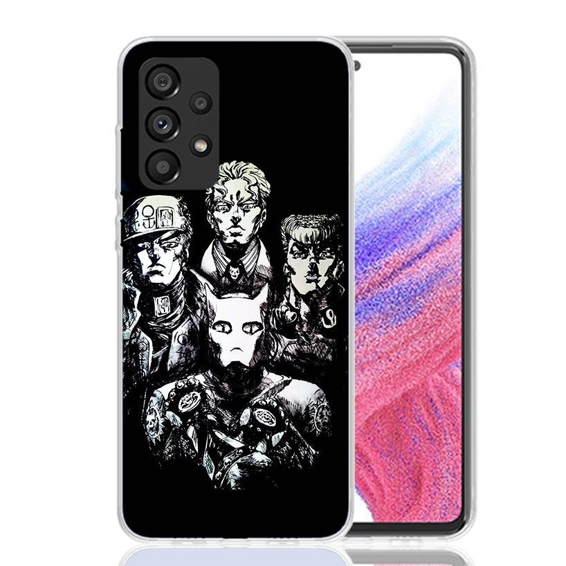 JoJo Kira Yoshikage Killer Queen Phone Case for Samsung Galaxy A52 A51 A50S A12 A22 A32 A72 A10S A30S A31 A71 Note 20 Ultra 10 P