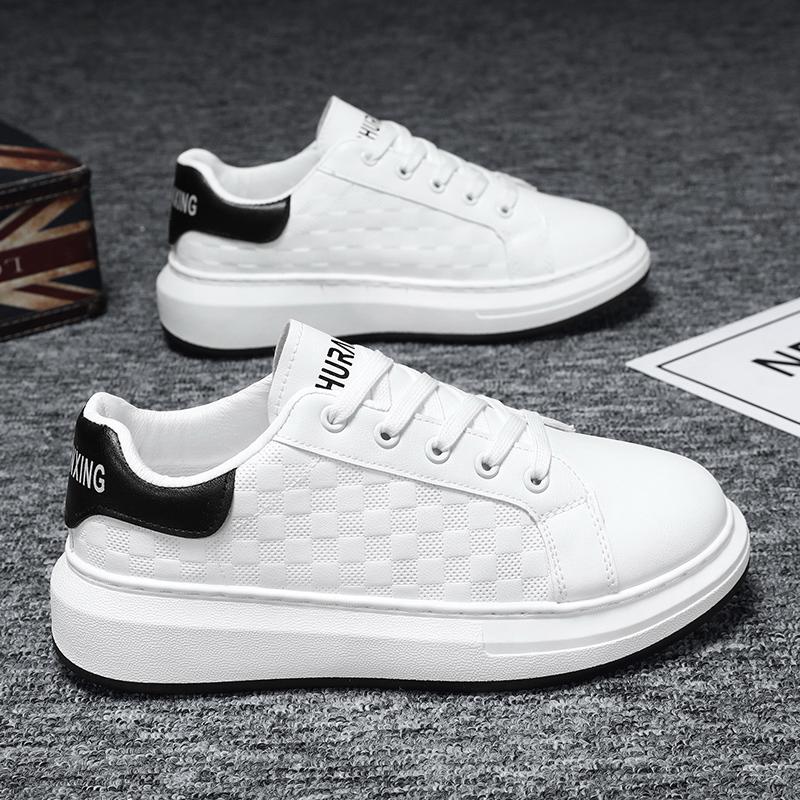 men's comfortable outdoor sports shoes summer mesh shoes Breathable thick sole small white shoes casual shoes tenis masculino