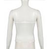 U-Ausschnitt Strick Tank Top Crop Tops Damen Sommer Camisole Einfarbig Camisole Mode Sporttube Ärmellos Cropped Y2K Mädchen Kleidung