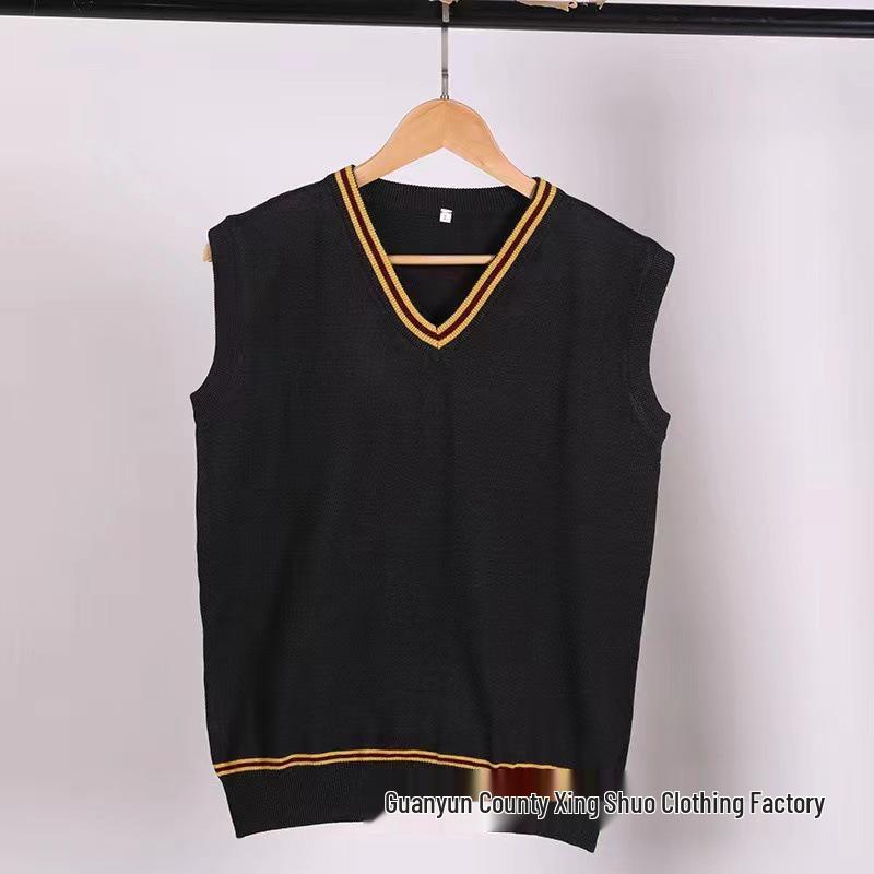 Unisex Harry Potter Magic Academy V-Neck Sleeveless Cosplay Sweater