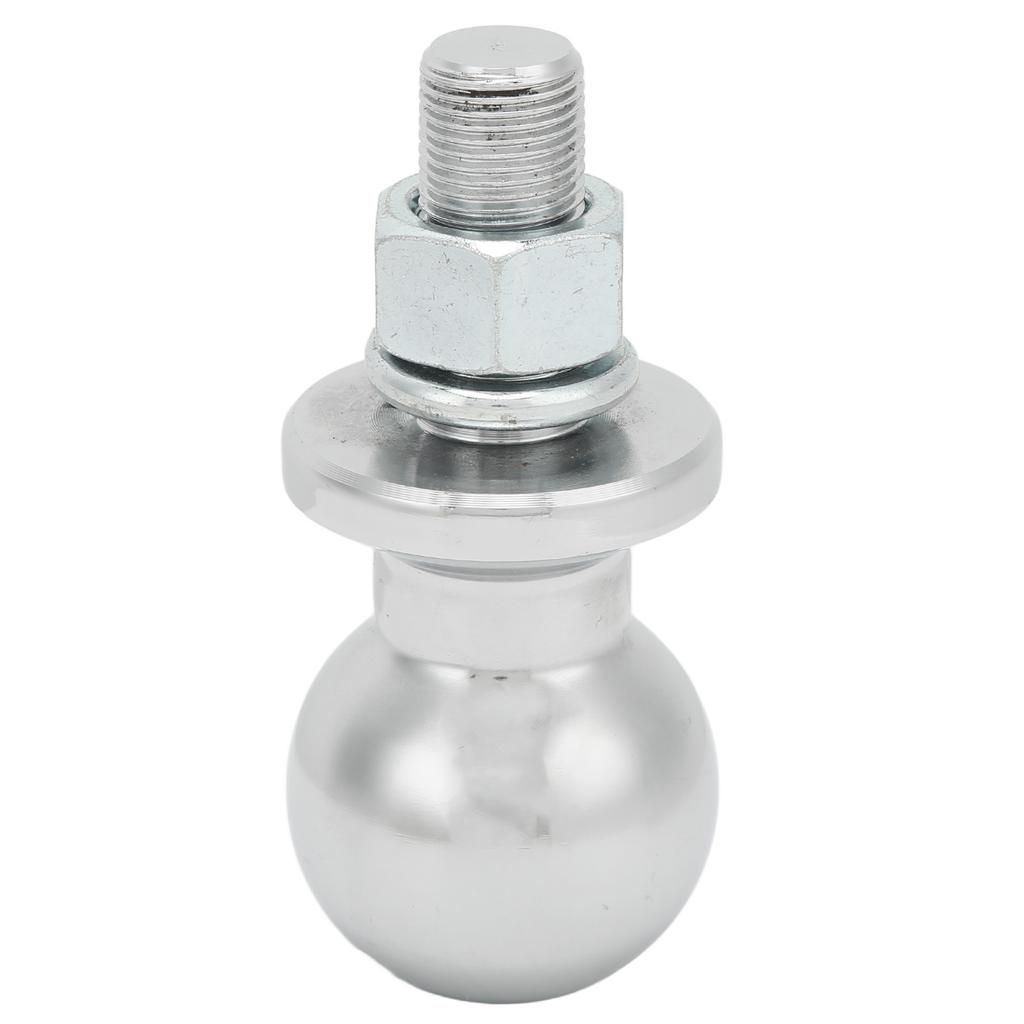 2-Zoll Anhängerkuppelkugel 3/4x1-3/4-Zoll Schaft Universal 3500LBS Langlebiger Stahl Verchromt Wohnwagen Abschleppkugel