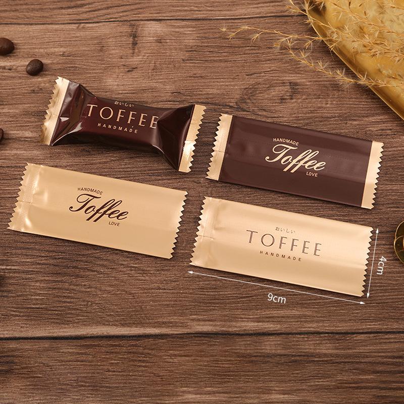 

Алюминиевая пленка Мешок для конфет «Ириска» Корова Конфеты Шоколад Упаковка Год Машина для запечатывания конфет