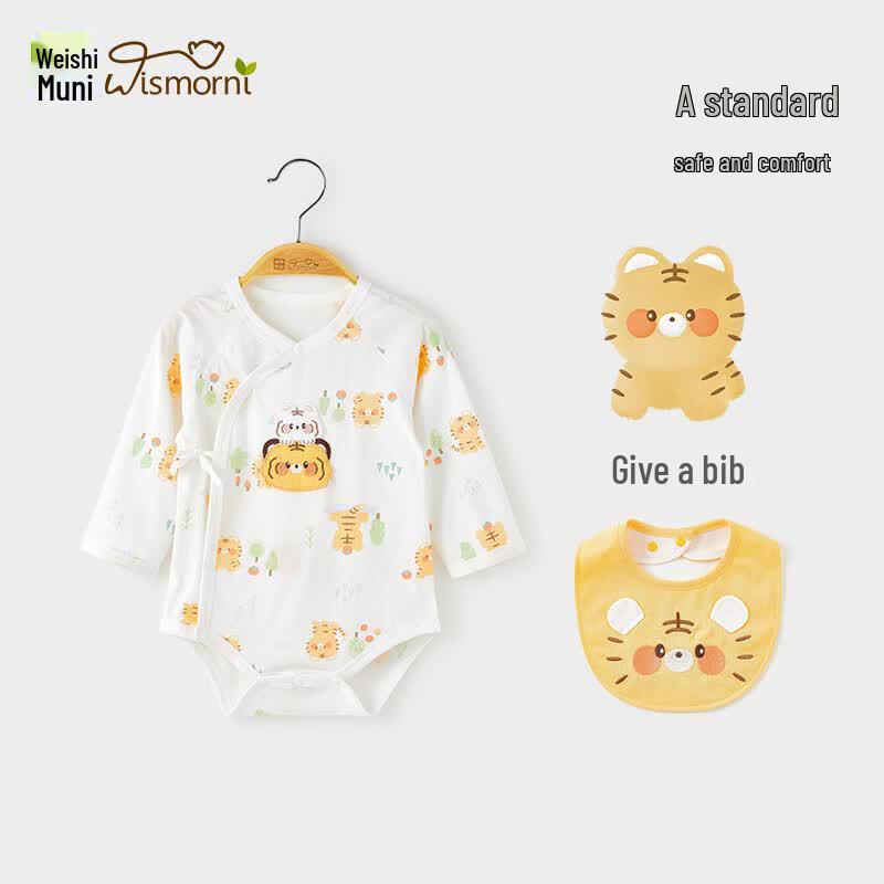 

Newborn Infant Long Sleeve Cotton Bodysuit 66cm