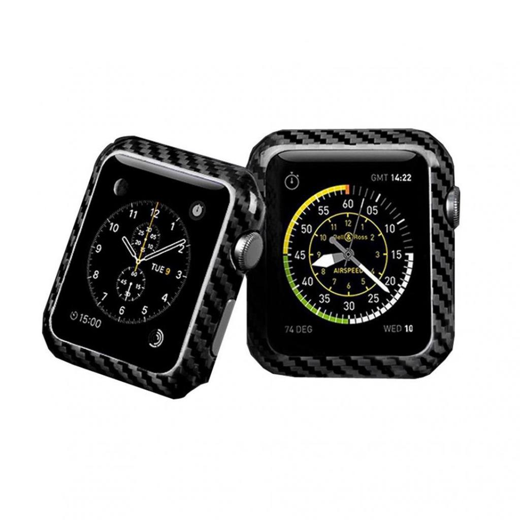 Funda protectora de marco de fibra de carbono de reemplazo para Apple Watch  Series 1/2/3/4 comprar a buen precio — entrega gratuita, reseñas reales con  fotos — Joom