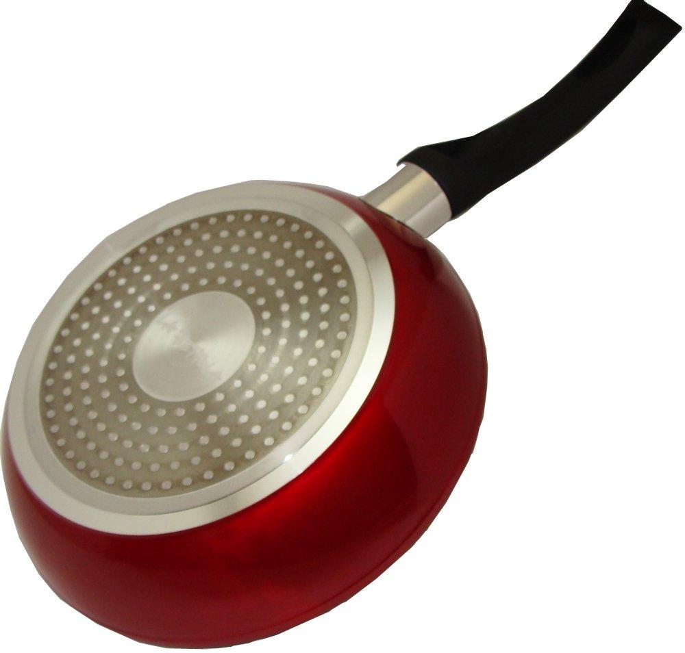 Tsutomu Ochiai IH Compatible Marble Frying Pan 20cm with Glass Lid LB-162