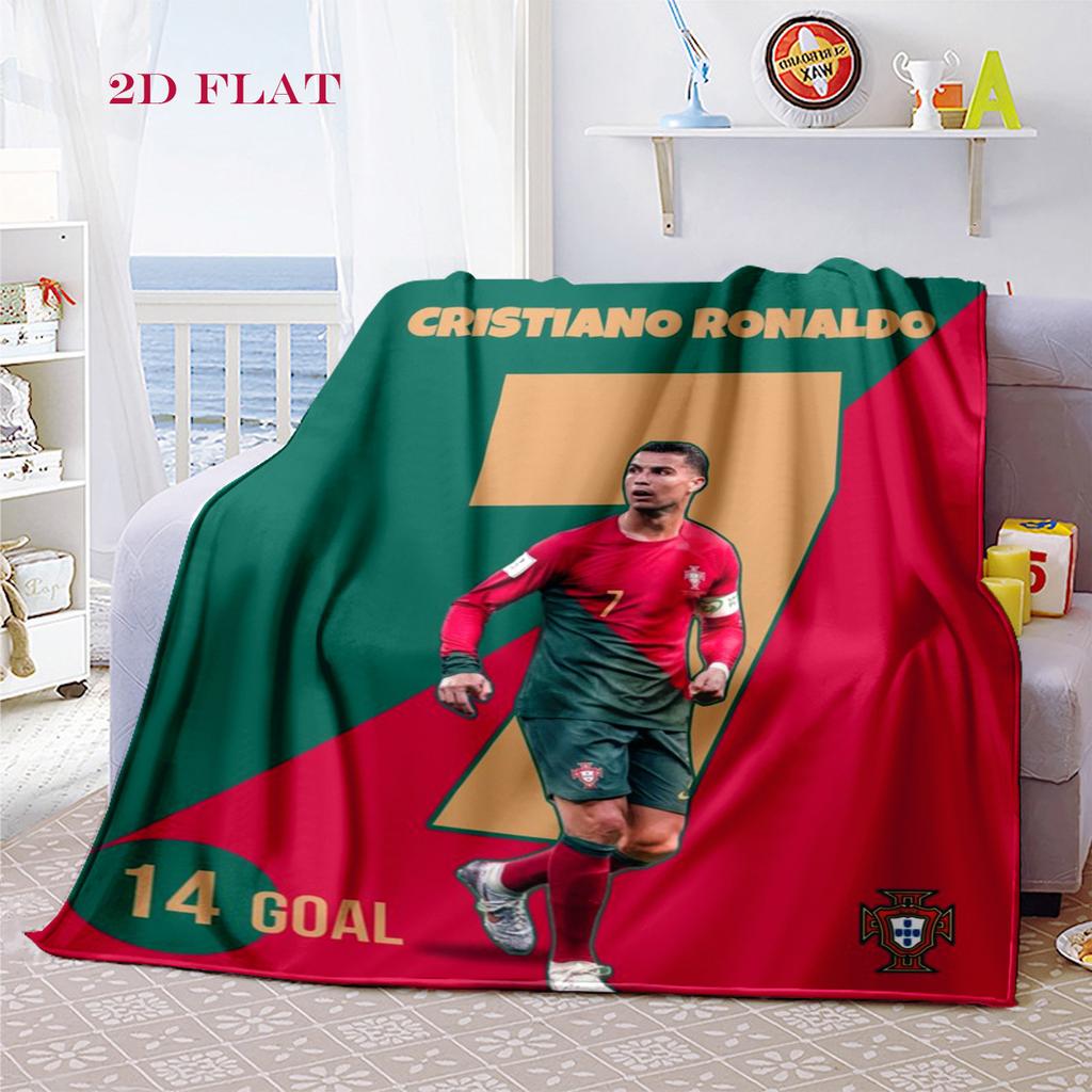 Cristiano Ronaldo: Goal Machine blanket Home Decor Soft and comfortable Office rest blanket Air conditioning blanket Nap Blanket