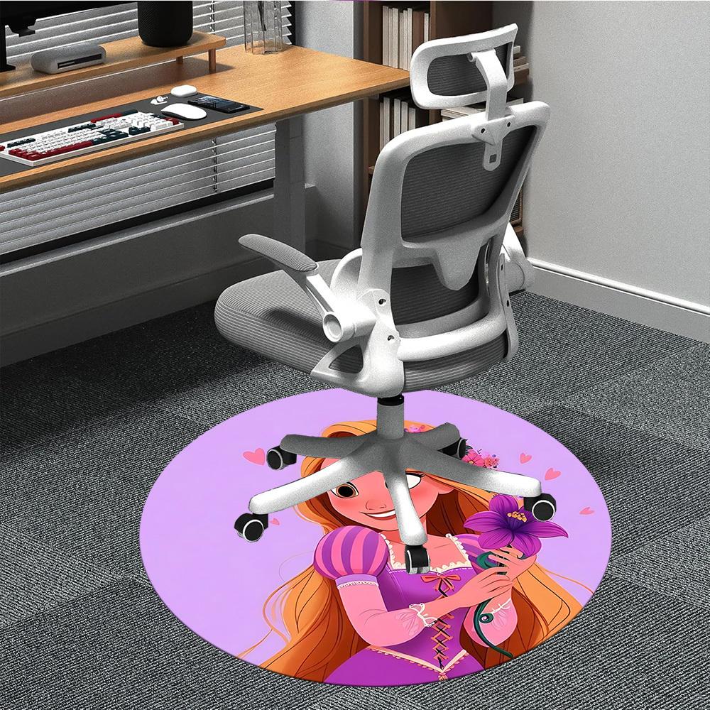 

1pc Tangled Flower Chair Carpet for Office, Non-slip, Soft and Durable Office Rug, Perfect for Office yy251226026 80cm by 80cm
