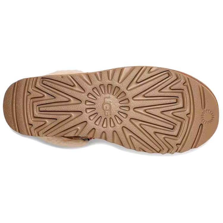 UGG Classic Alpine Lace-Up Comfortable Warm Short Boots Women boots Brown 1158271-CHE