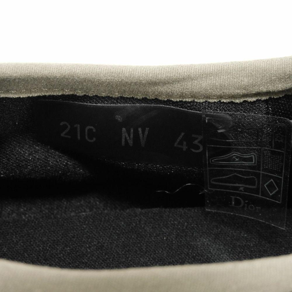 Used 10656 Snow Slippers 3SA089ZHN_H161 7897 43 All-Over Logo Calfskin Rubber 11" Oblique Quilted Nylon Beige Men's