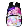 Hunter Witches Kpop Backpack With Oxford Fabric And Breathable Cushion Straps For School Students