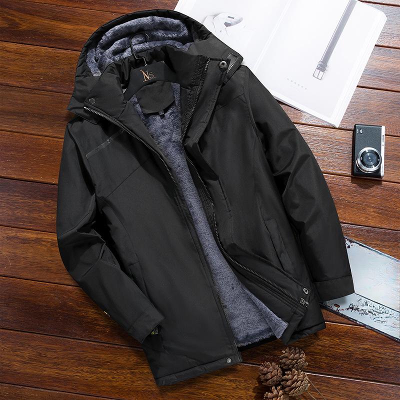 

Весенне-осенняя универсальная куртка для мужчин и женщин, молодежная повседневная куртка для активного отдыха, белая куртка с одинарным кроем, со съемным капюшоном L