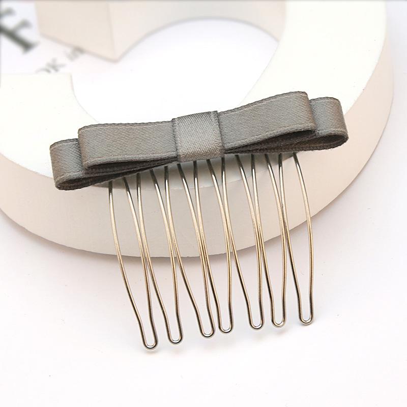 2pcs Bow Hair Comb Hair Clip Headdress Hair Clip