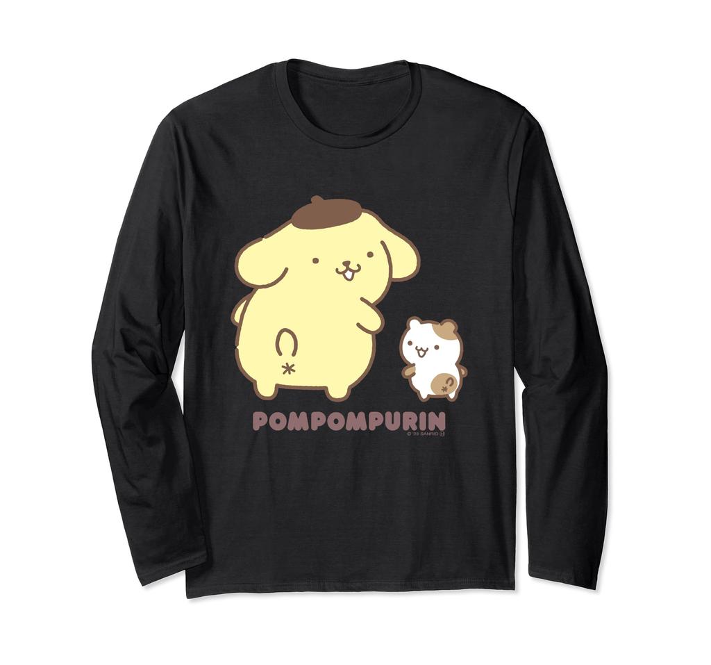 Pom Pom Purin Furimuki Long Sleeve T-shirt
