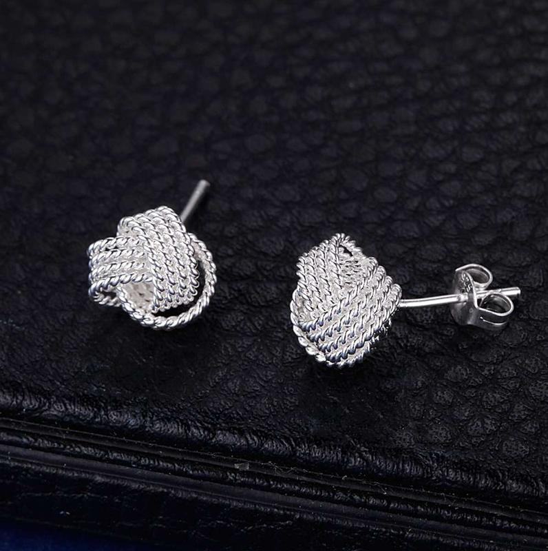 

925 Sterling Silver Earrings High quality For Women Exquisite Student Girlfriend Jewelry Accessories Wedding Fashion Gift