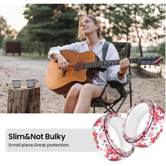 Ring Cover Compatible for Oura Ring Gen 4/Oura Ring Gen3/Samsung Galaxy Ring Protector Case, Rubber Ring Protector Cover for Oura Ring Gen 4 3