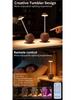 Rechargeable LED Table Lamp with Remote & Touch Control for Bedside and Hotel Decor