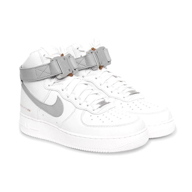 New Nike Air Force 1 High 1017 Alyx 9SM White Grey CQ4018-104