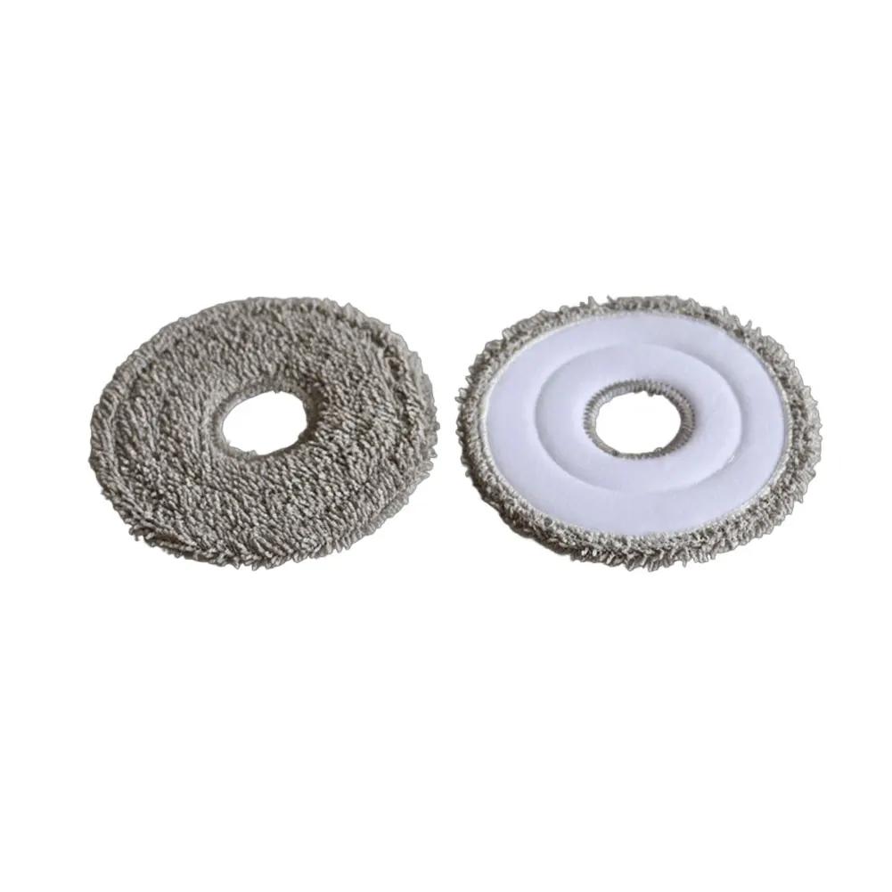 4pcs Microfiber Pads With Cleaning Brush For DREAME L10S Pro Gen 2/forMOVA ForP50 Pro Ultra /forXIAOMI Vacuum Cleaner Mop Pads