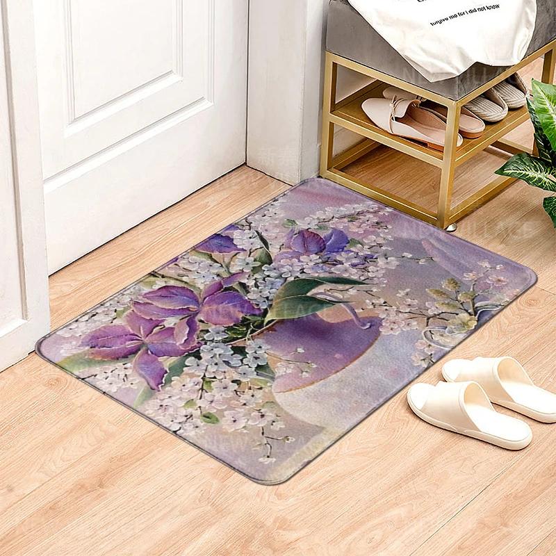 House entrance carpet Home doormat Modern Nordic style Room Bath mat Foot mat bathroom non-slip mat Kitchen water absorption mat