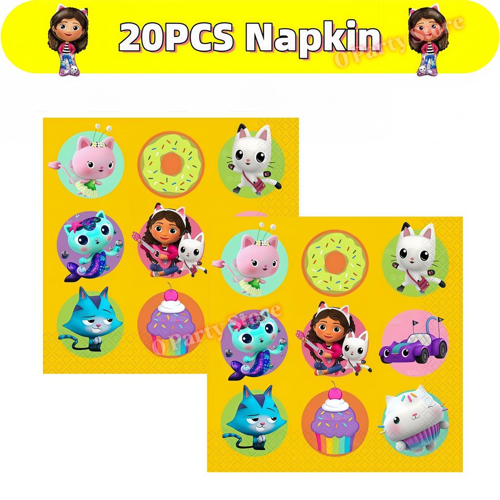 Gabby Dollhouse Keychains Birthday Party Decoration Supplies School Carnival Reward Gift Bag Fillers Kids Favor Gift Party Decor
