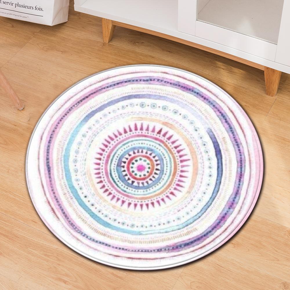 Manhole Cover Round Carpet Computer Chair Mat Office Chair Floor Mat Door Mat Foot Mat