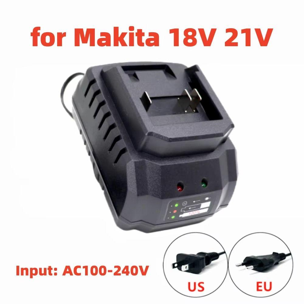 1Pcs Portable Battery Charger US/EU plug Power Tool Li-ion Charging Adapter Replacement Parts 18V 21V
