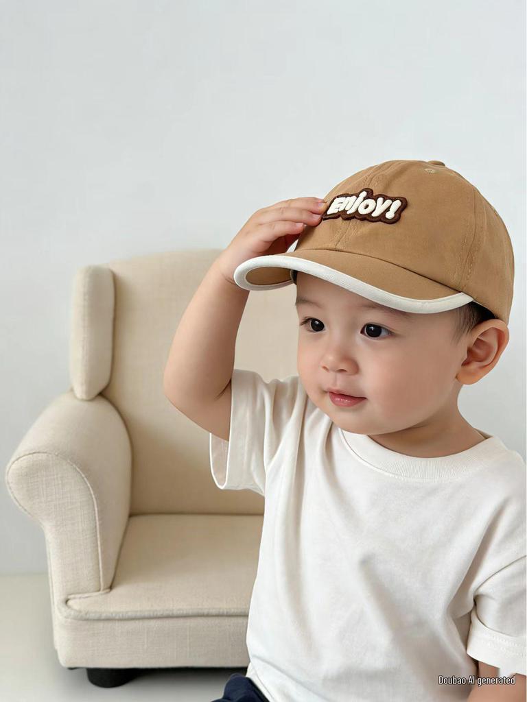 Children's Korean Style Duckbill Baseball Cap - Sun Protection for Spring & Autumn Toddlers