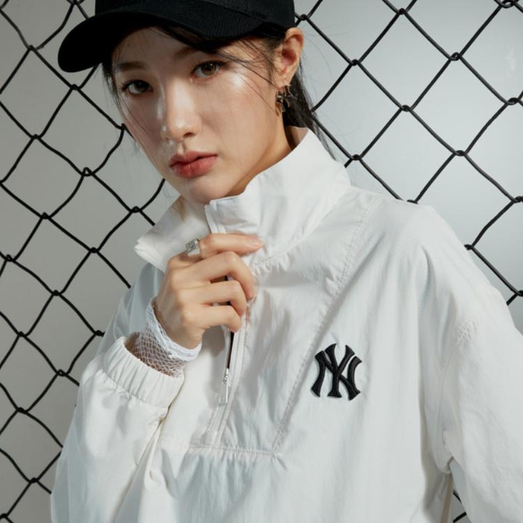 New MLB New York Yankees Jackets Women's Ivory White 3FWJ20014-50IVS