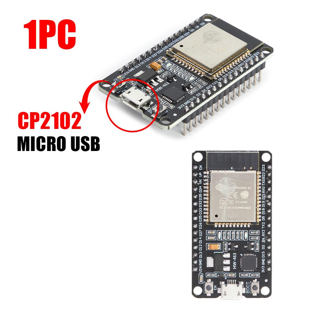 ESP32 -32 Entwicklungsboard TYP-C CH340C/ USB CP2102 WiFi+Bluetooth Ultra-Niedriger Stromverbrauch Dual-Core Drahtlosmodul