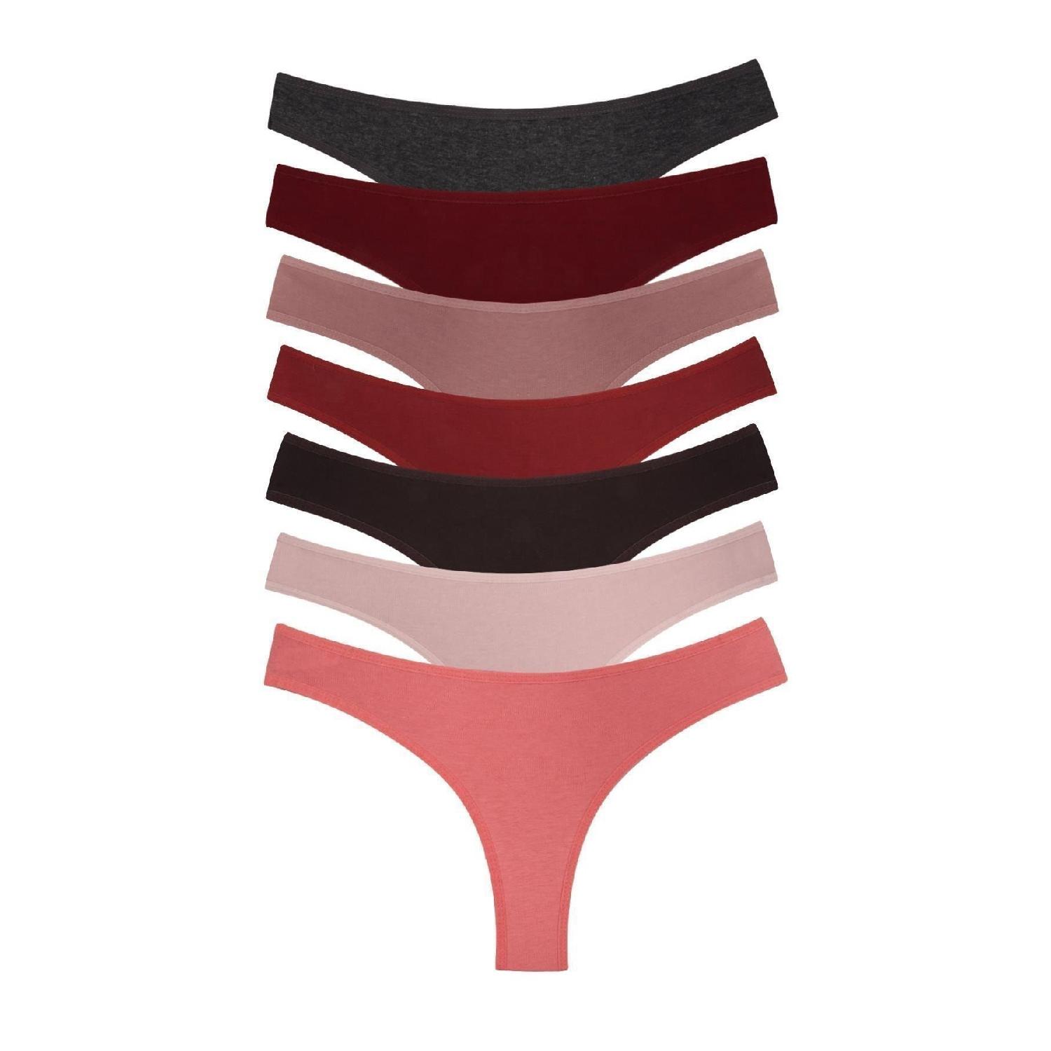 

Women s Colorful Brazilian Cotton Lycra Panties 7 Pack 27000-231 S чистый